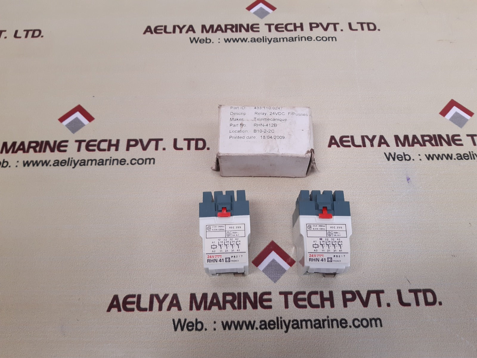 Telemecanique rhn 41 relay