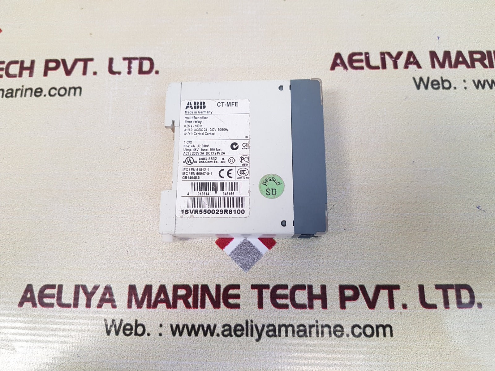 Abb ct-mfe multifunction time relay 1svr550029r8100