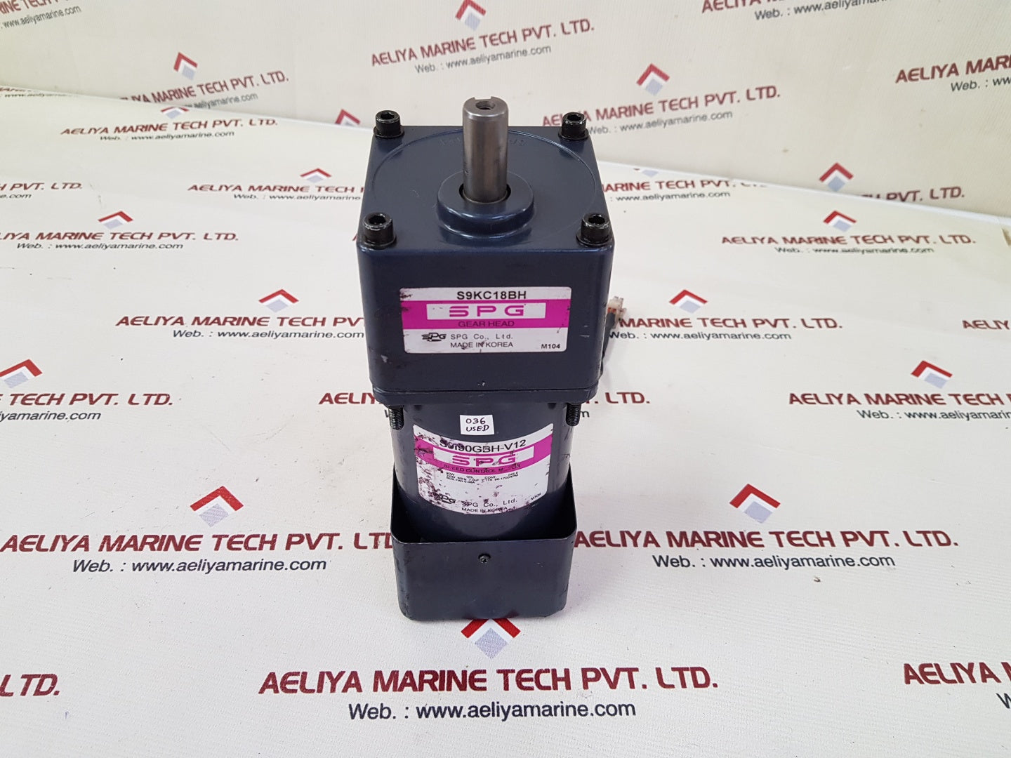 Spg s9kc18bh gear head with s9i90gbh-v12 speed control motor