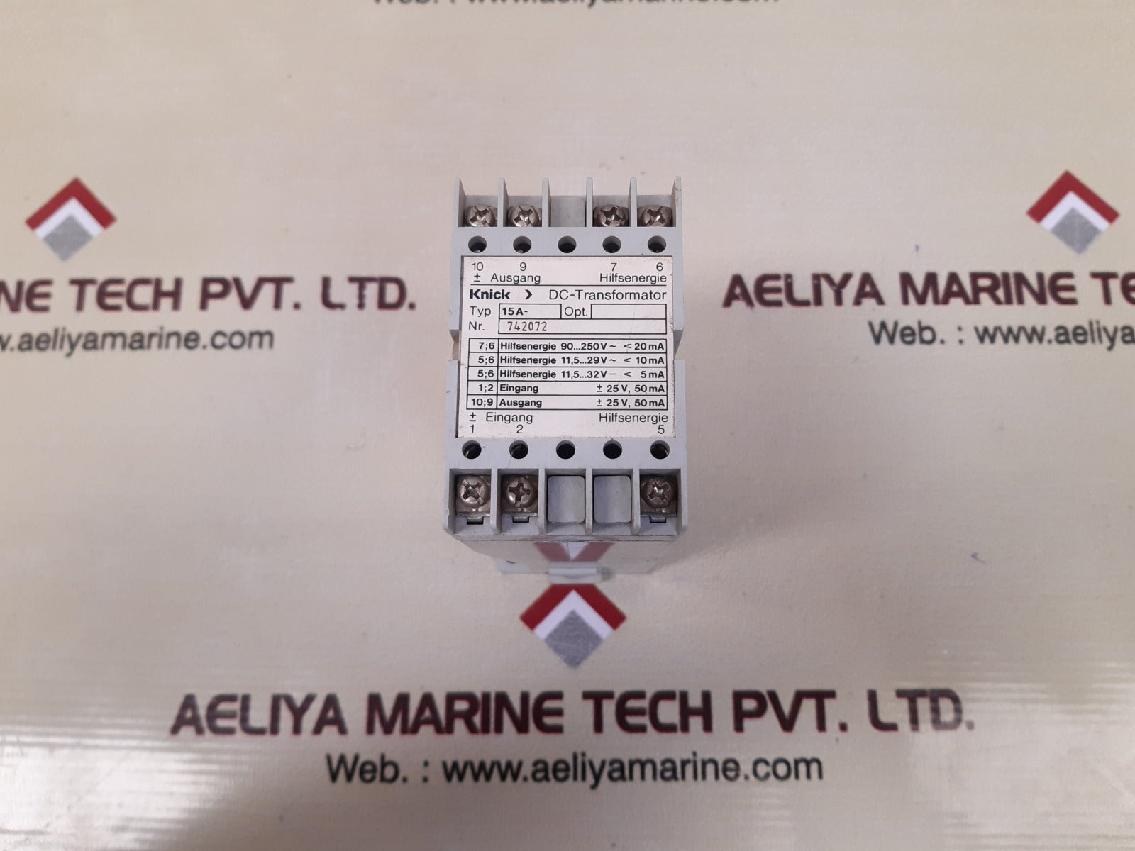 Knick 15a dc- transformator 742072