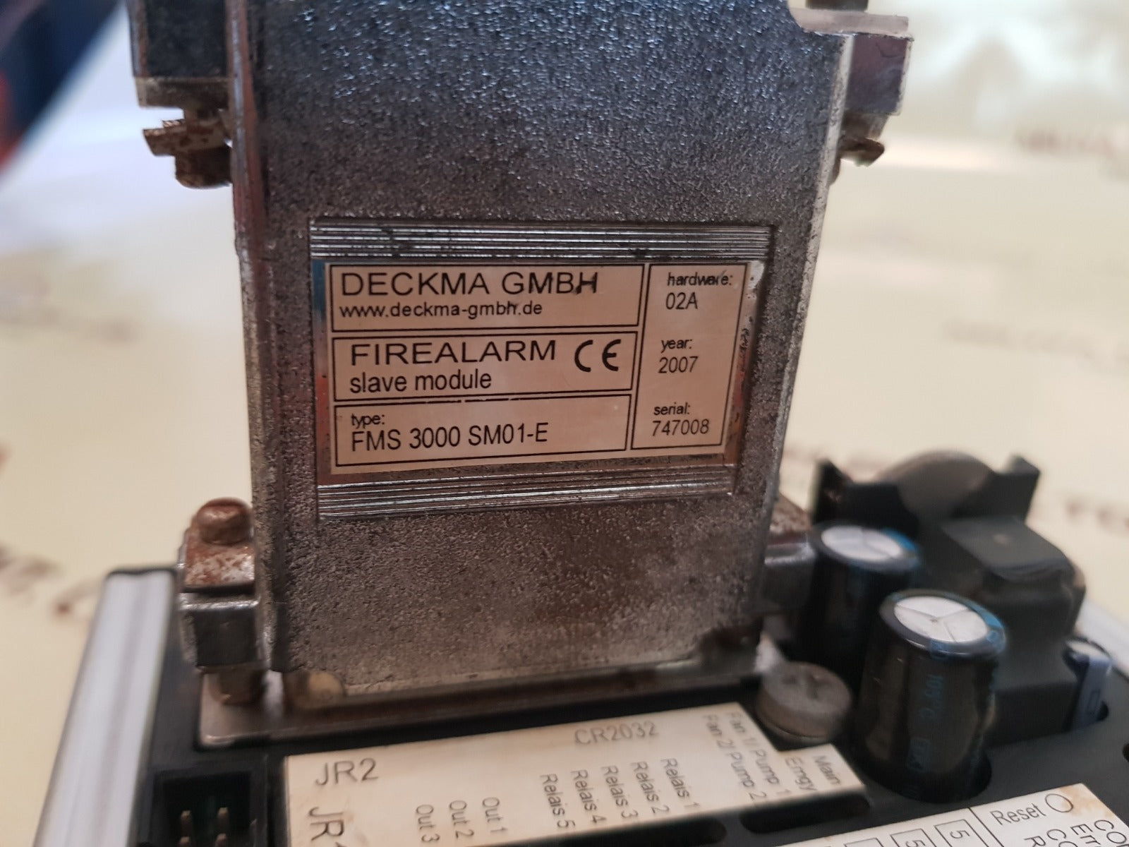 Deckma s/ofms 3000 lm01-e3 firealarm fan/pump module software. 4.0.5
