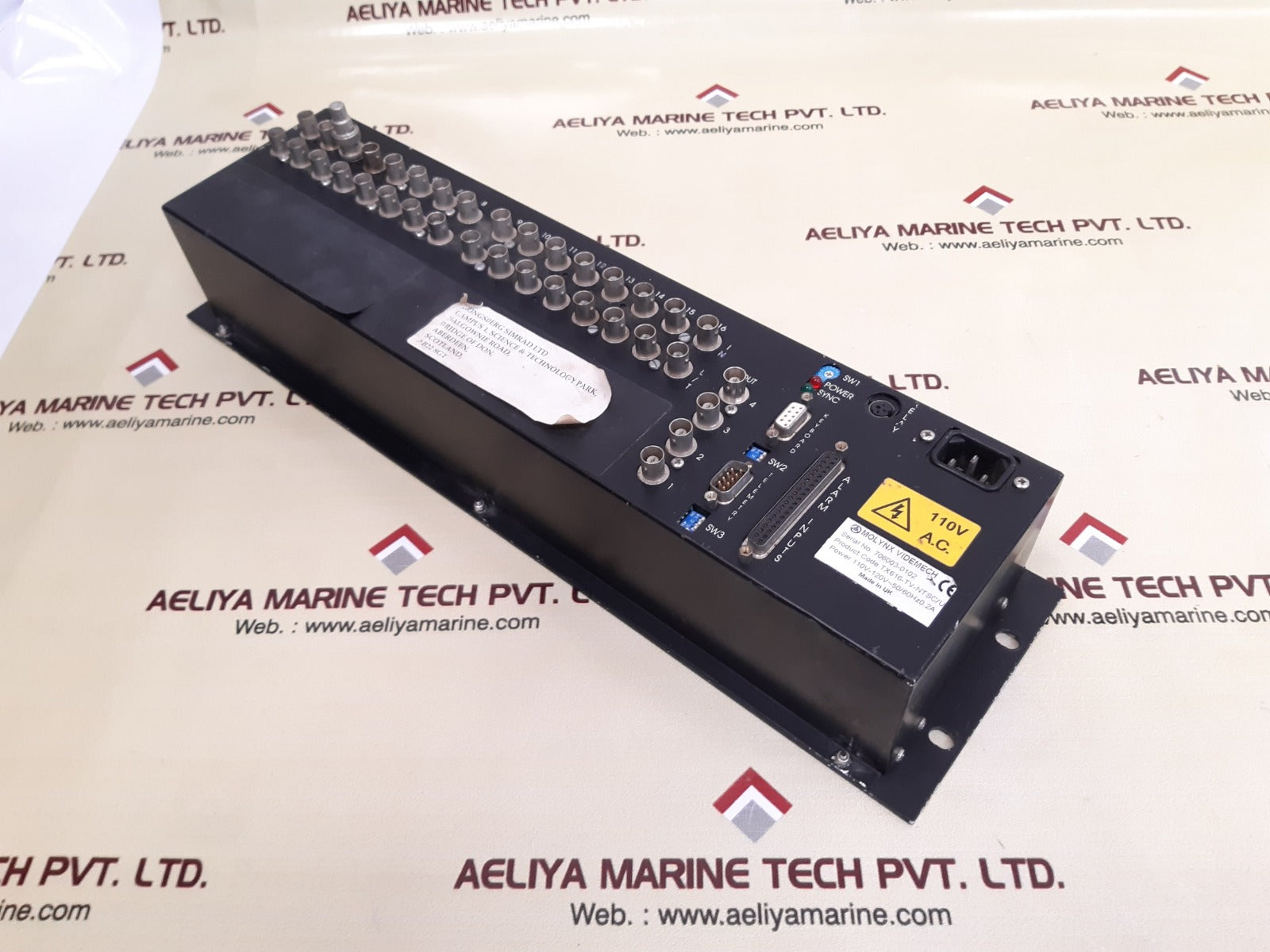 Molynx videmech 600 series tx616-tv-ntsc/u