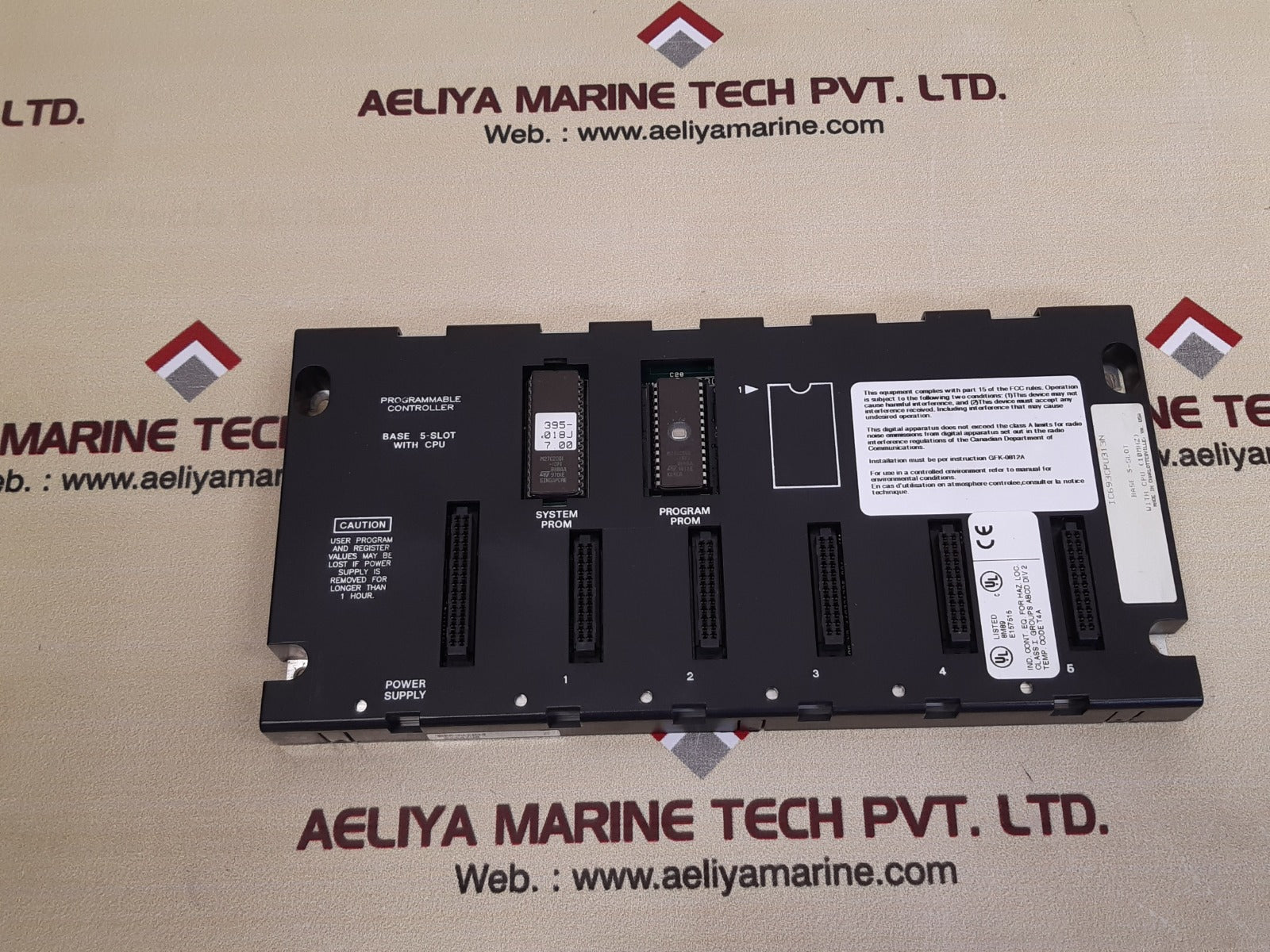 Ge fanuc Ic693cpu313n rack base 5-slot