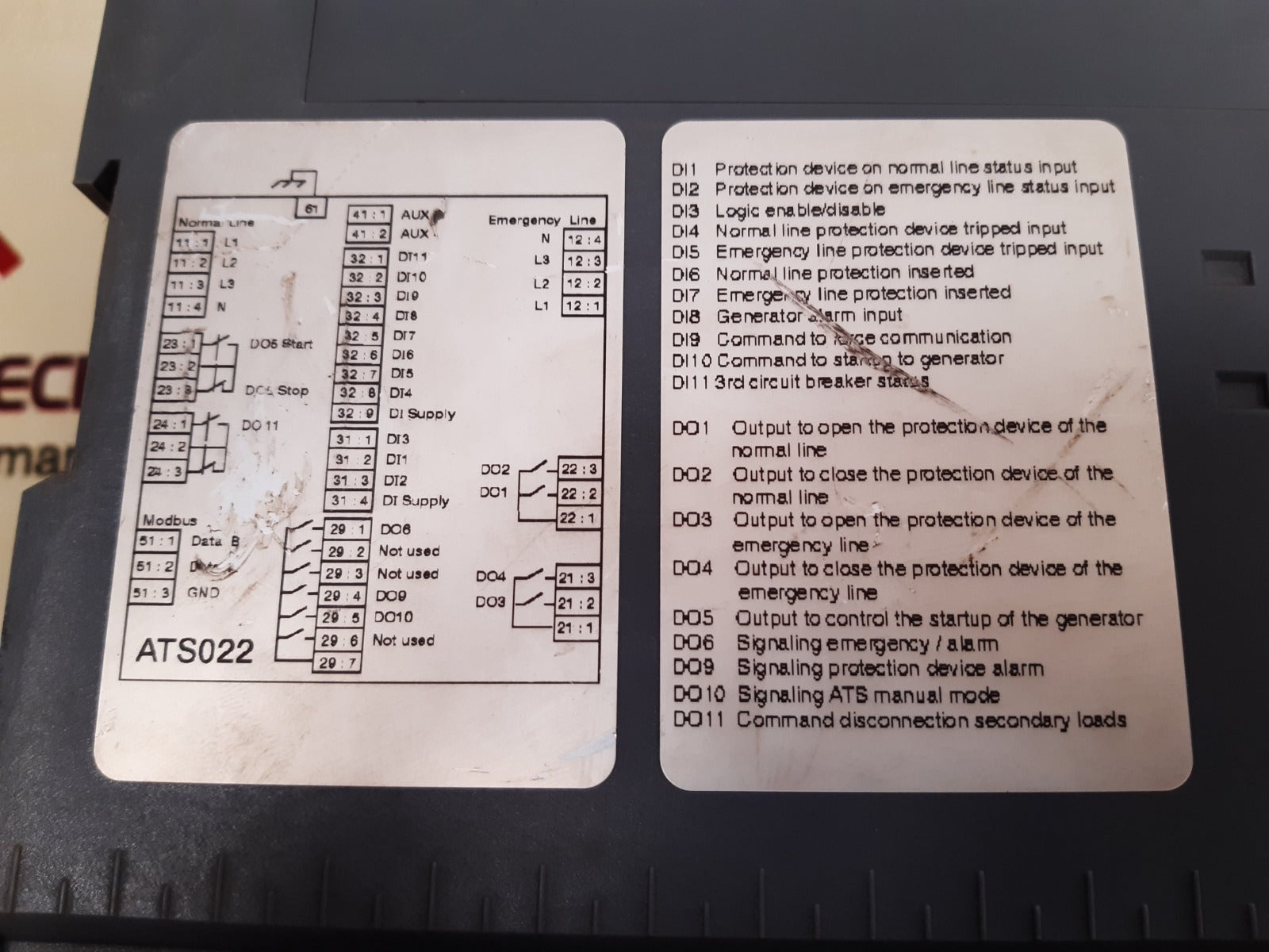 Abb ats022 automatic transfer switch