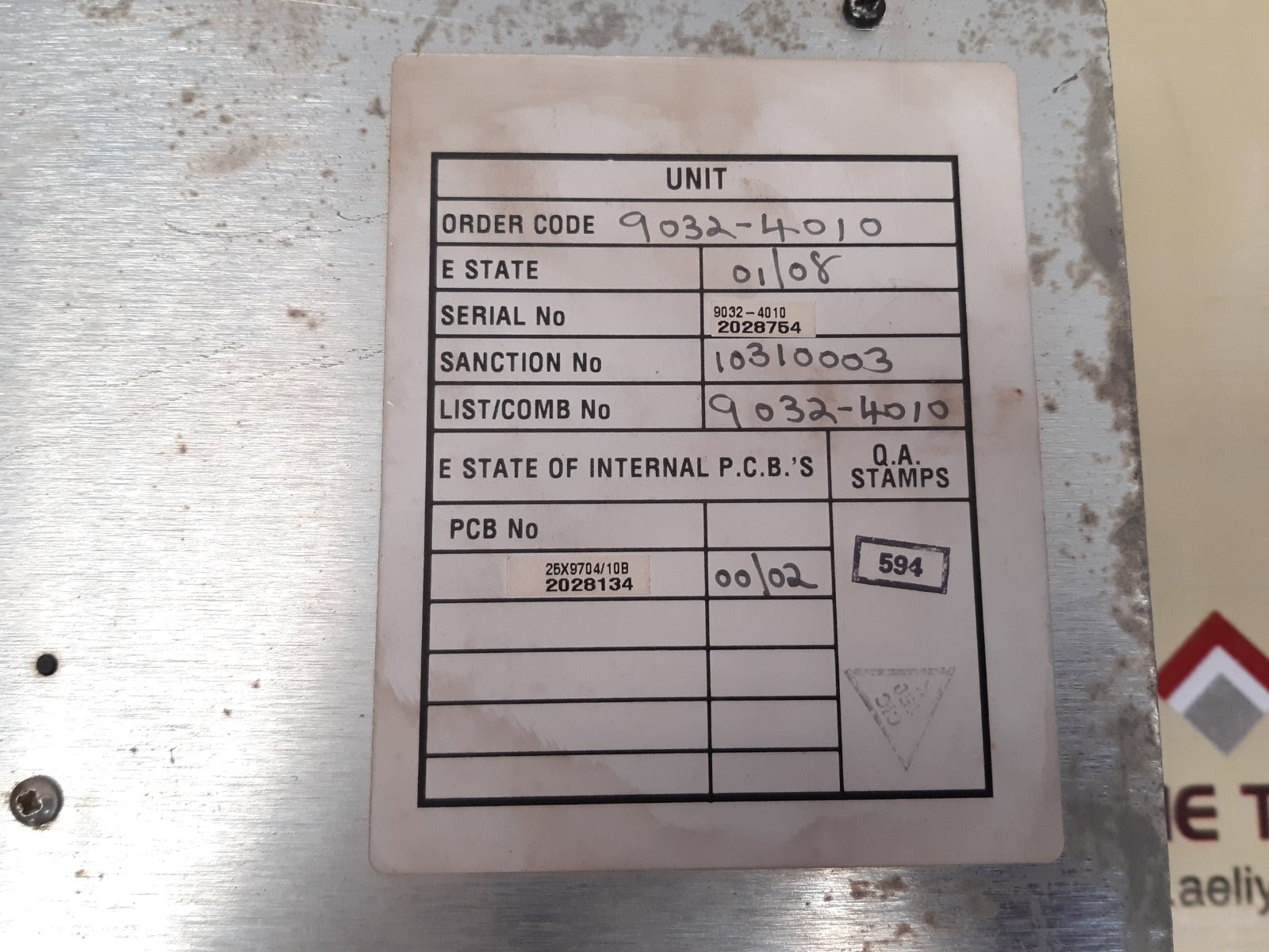 Gem80 power supply 9032-4010