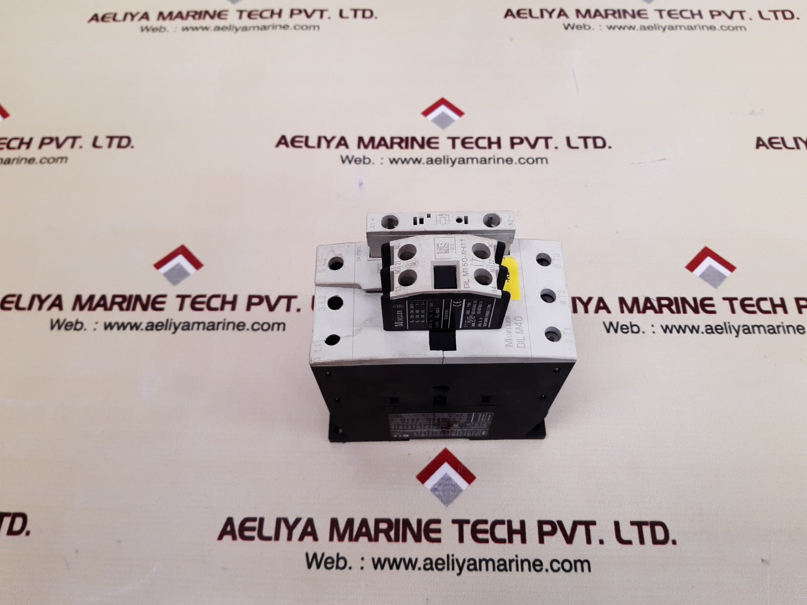 Eaton dil m40 contactor with m150-xhi11 contact block