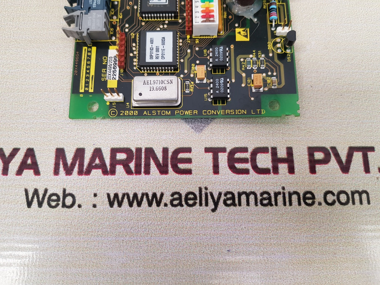 Alstom power conversion 20x4496g4 pcb card