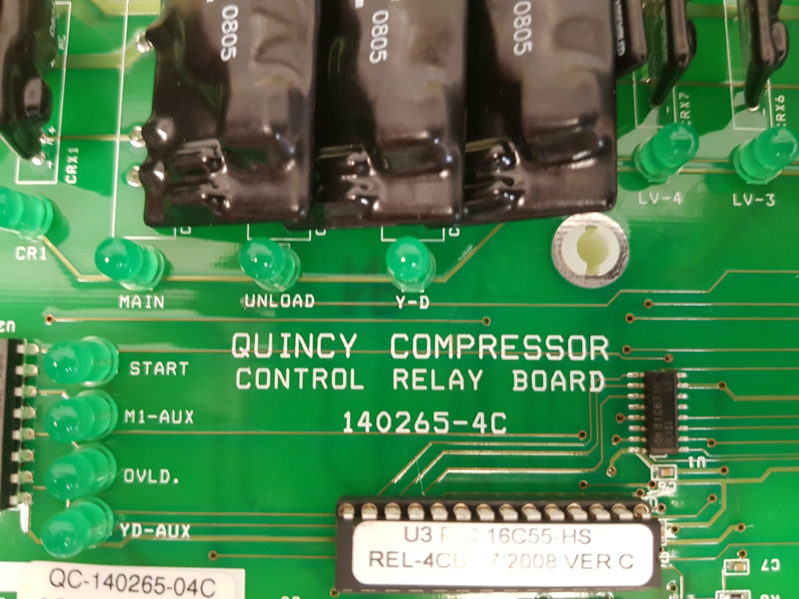 Quincy 140265-4c relay control board