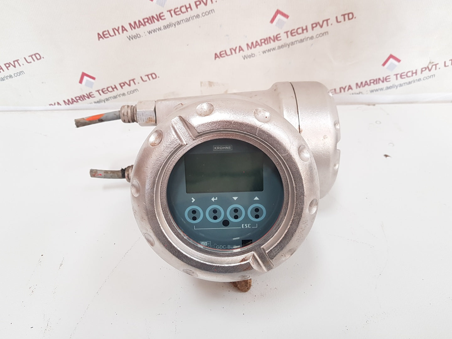 Krohne optiflux 4300c electromagnetic flowmeter 21-ft-1301-b
