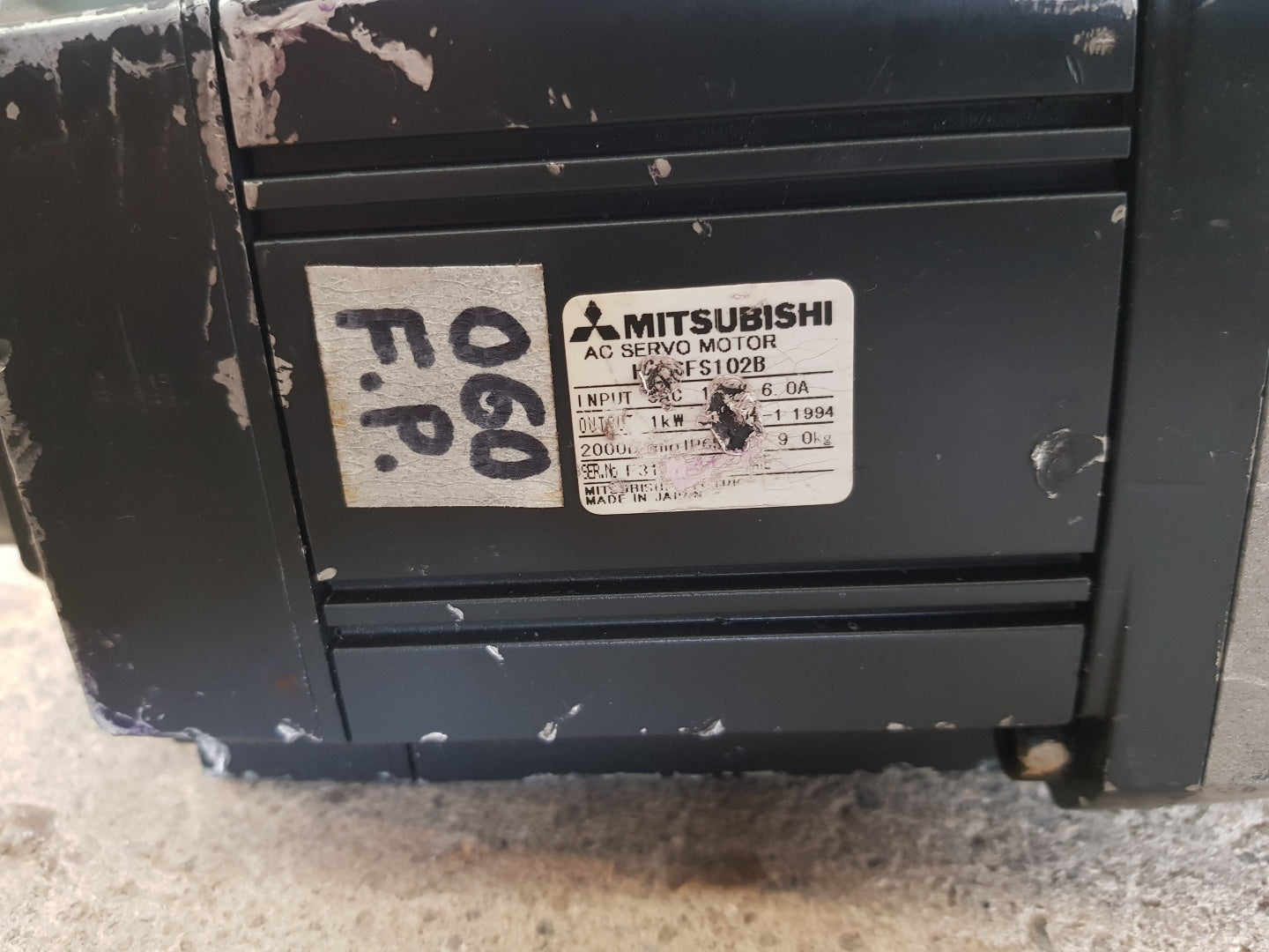 Mitsubishi hg-sr102b ac servo motor with Nidec-shimpo vrcf-25f-1000 able reducer