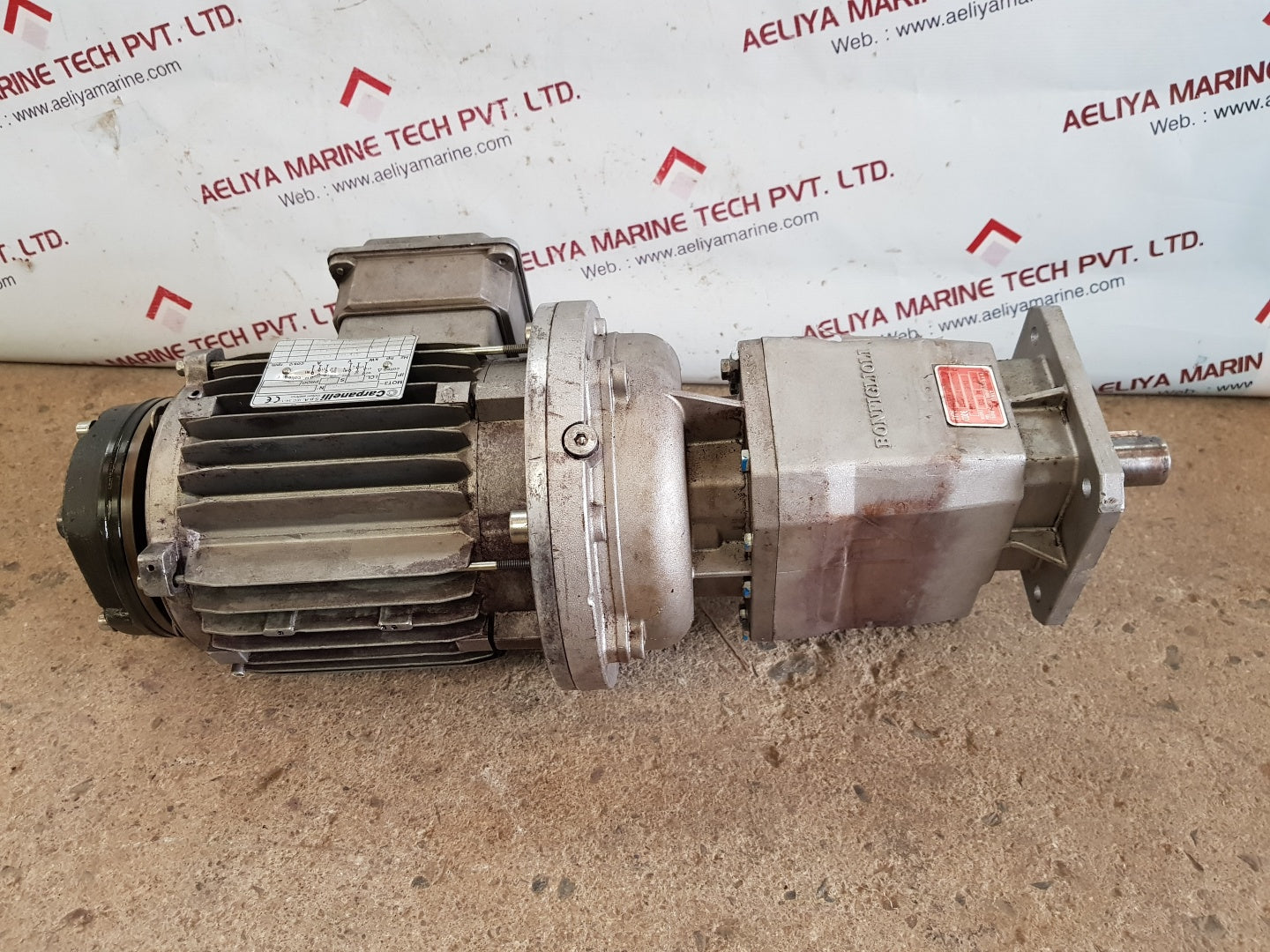 Carpanelli mot3~ma90s4 cc3 motor with bonfiglioli c212 f p90 gear box