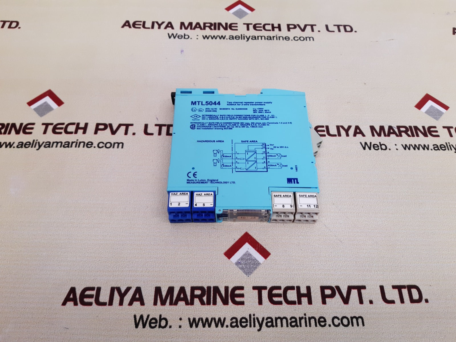 Mtl mtl5044 two channel repeater power supply