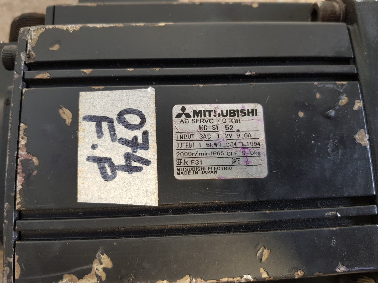 Mitsubishi electric hc-sfs152 ac servo motor