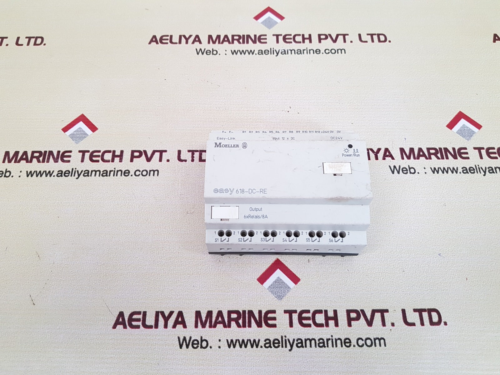 Easy moeller easy 618-dc-re control relay