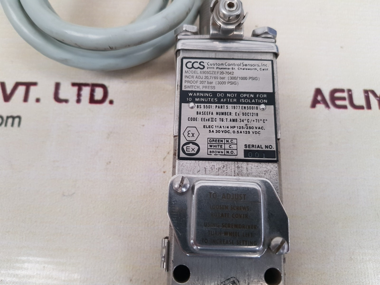 Custom control sensors 6905gzef 20-7042