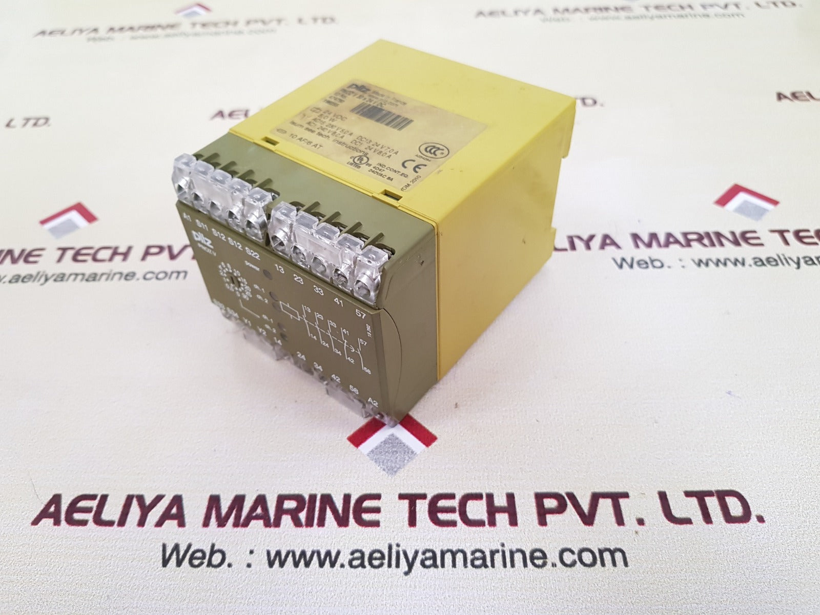 Pilz pnozv 30s24v dc safety relay