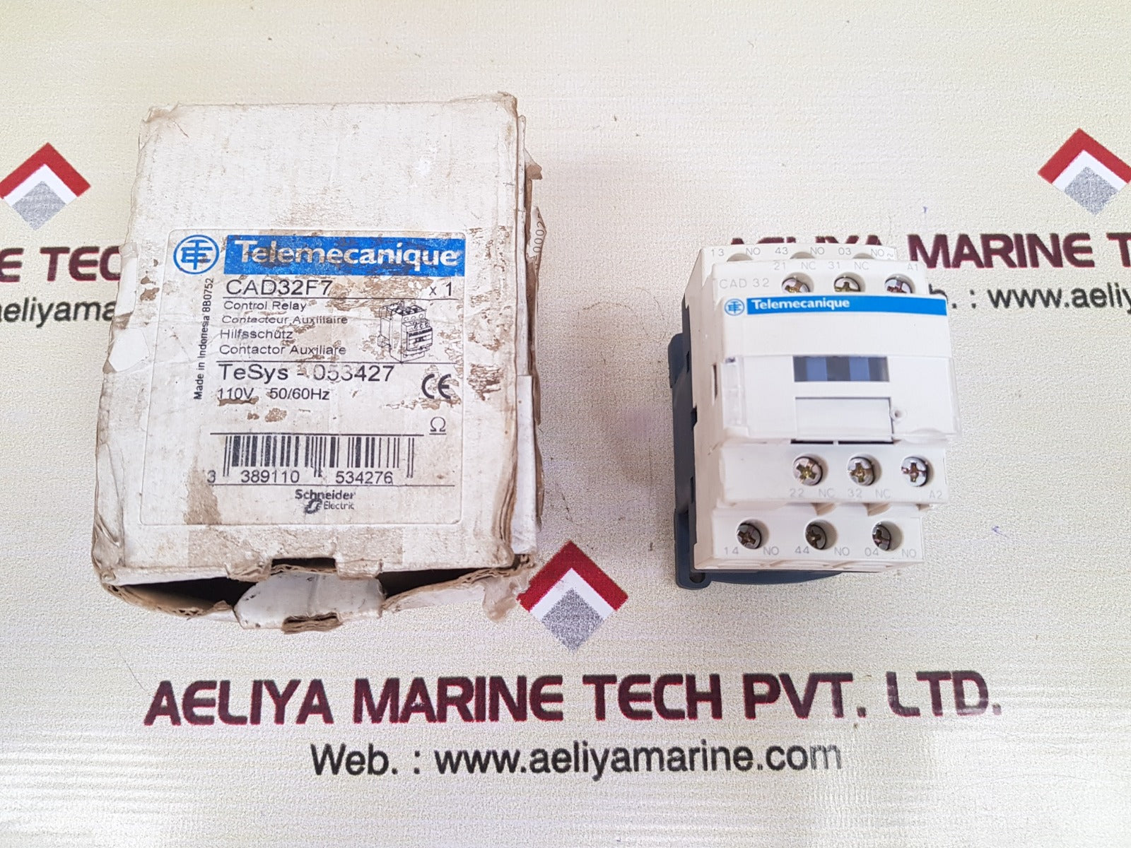 Telemecanique cad32f7 control relay