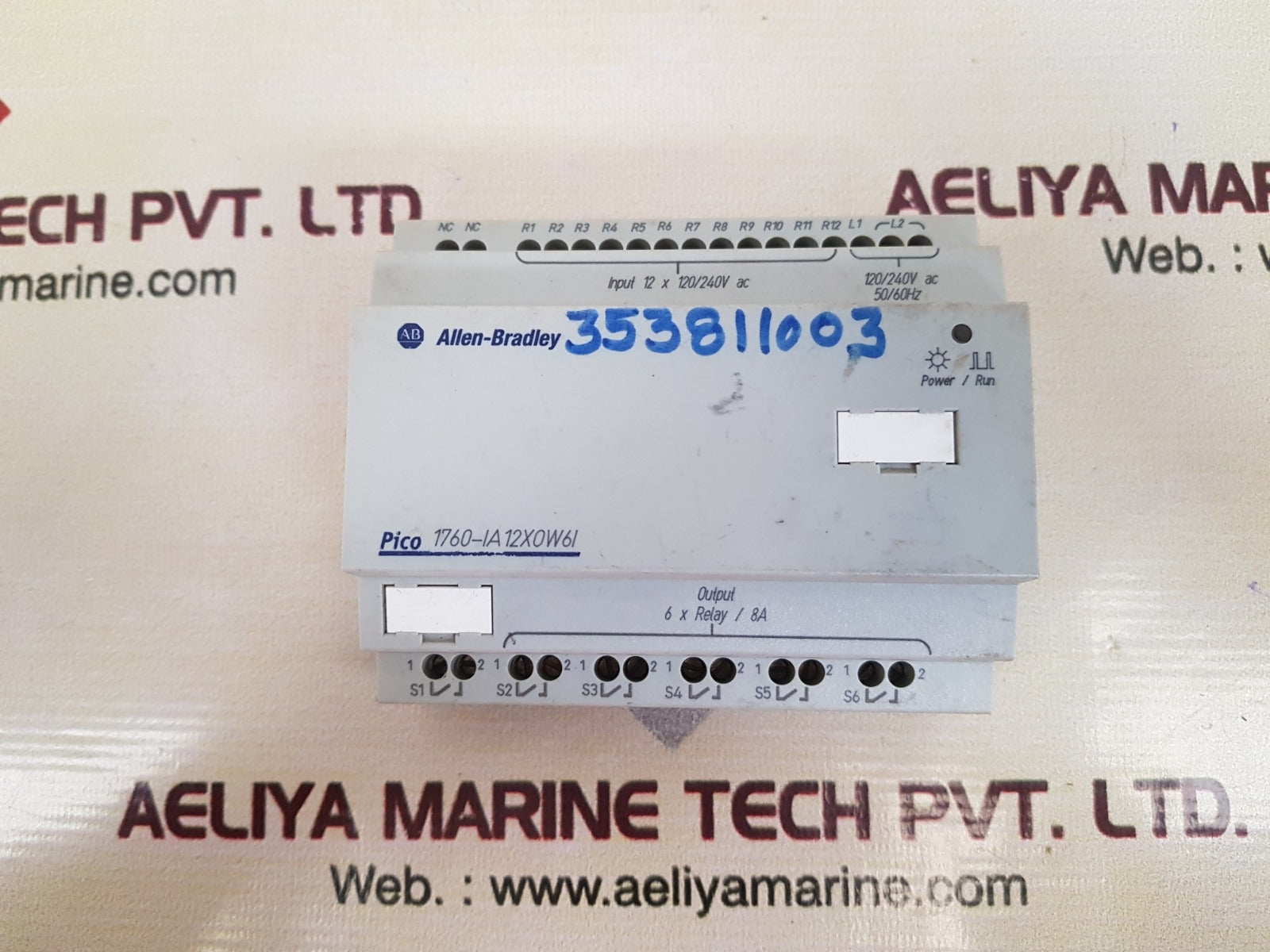 Allen-bradley pico 1760-ia12x0w6i/a expansion module