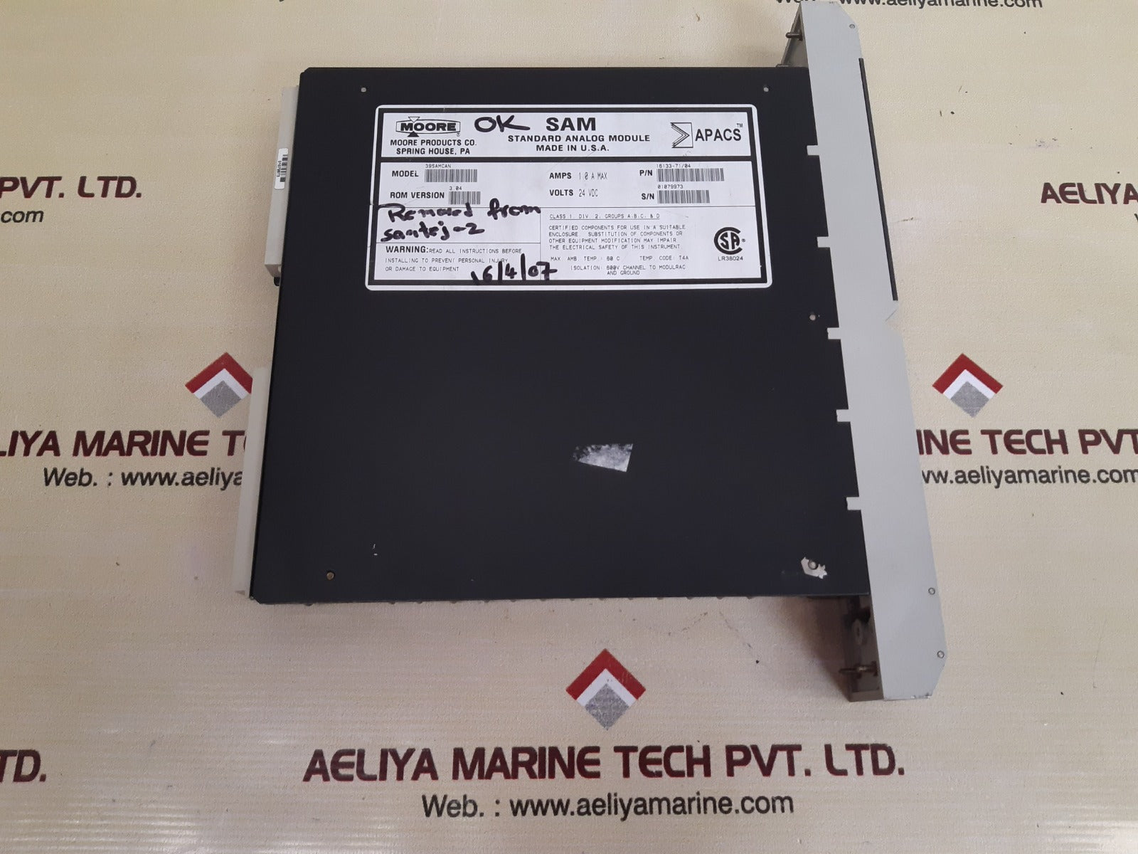 Moore 39samcan 16133-71/04 apacs sam standard analog module