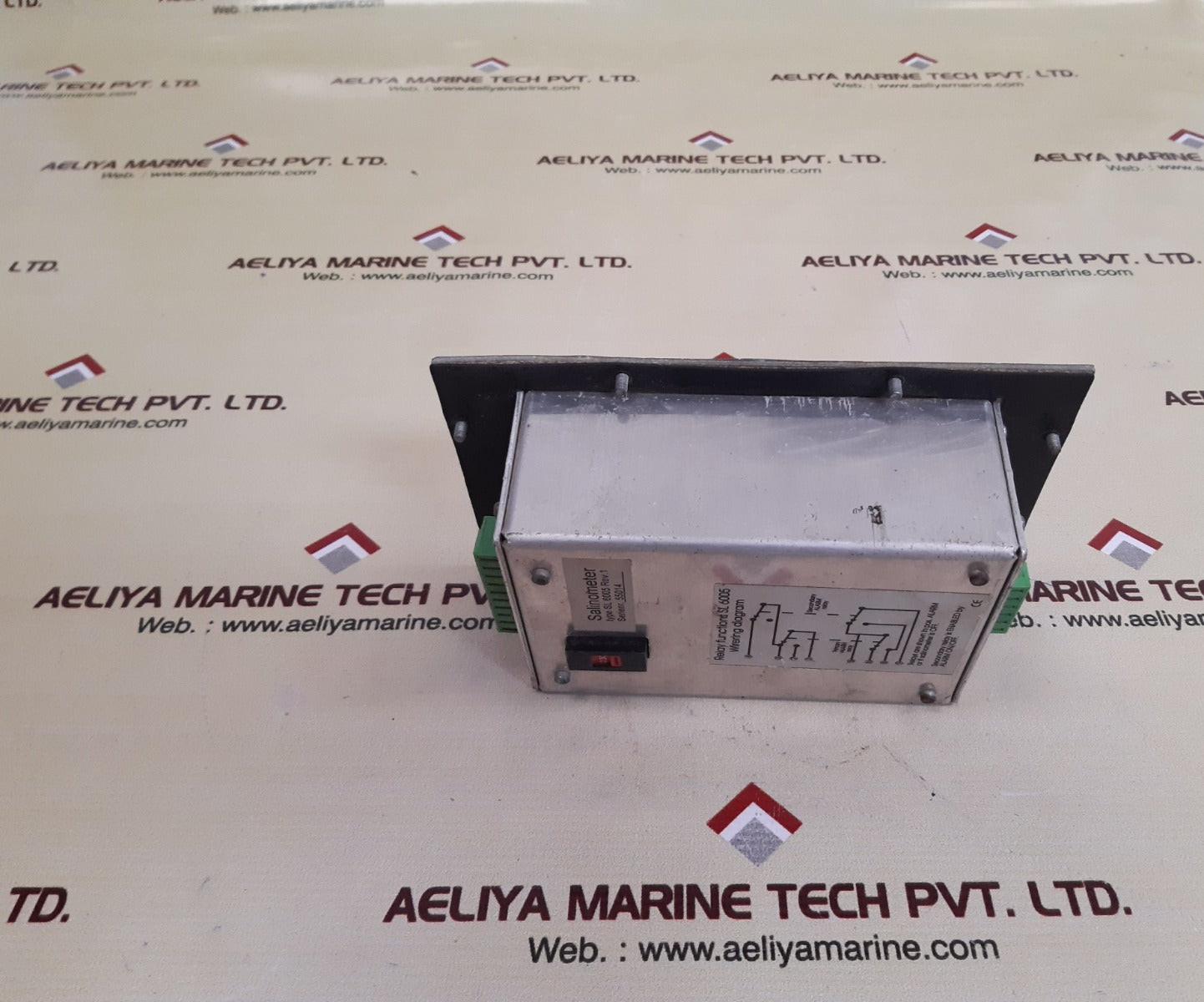 Uni-safe salinometer sl6005 meter panel