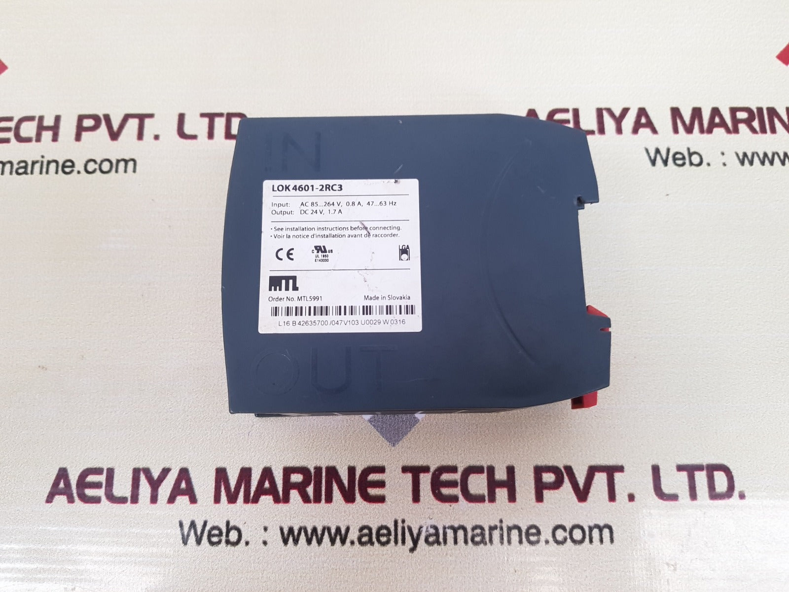 Measurement Technology mtl5991 power supply lok 4601-2rc3