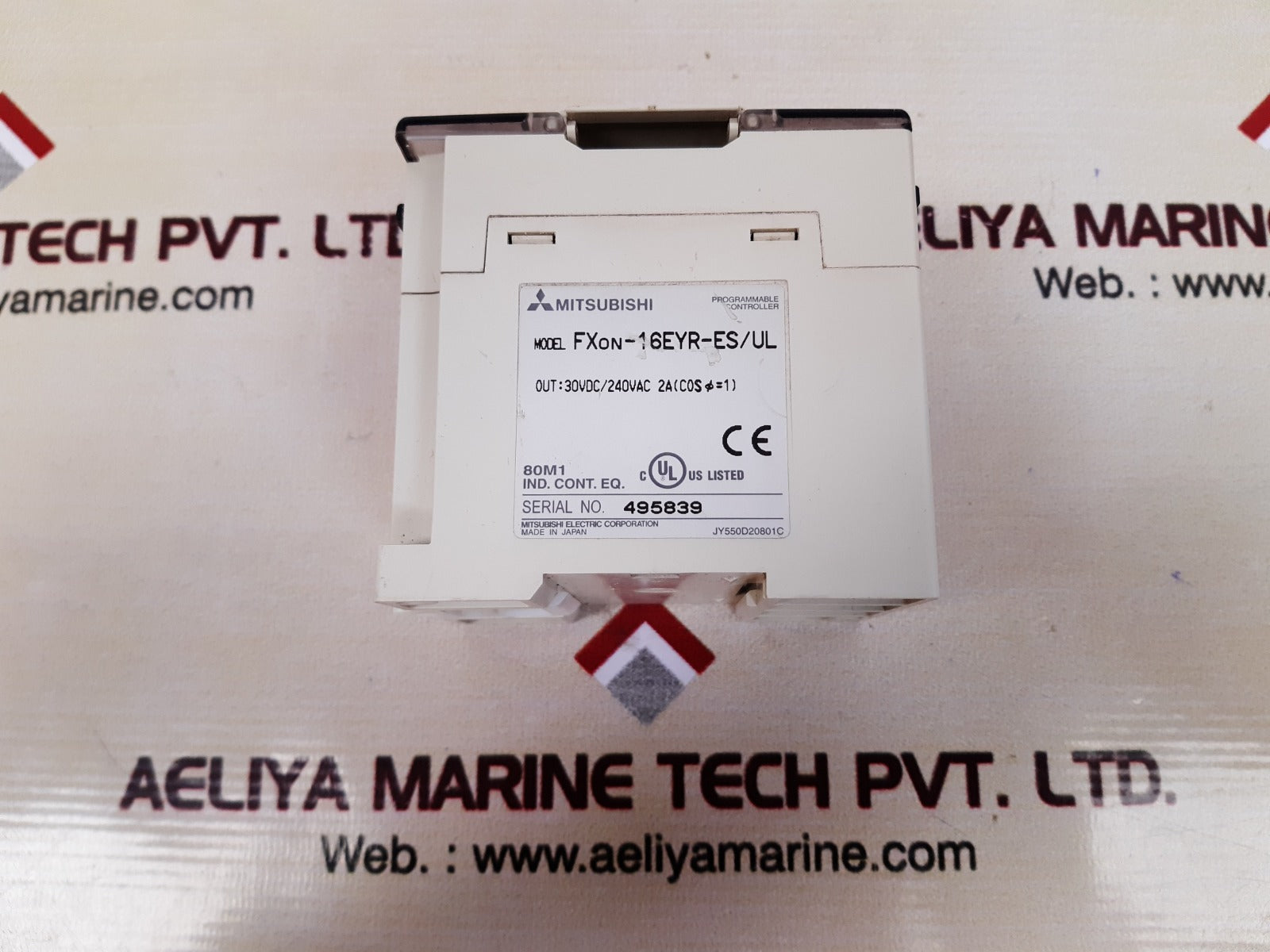 Mitsubishi fxon-16eyr-es/ul programmable controller