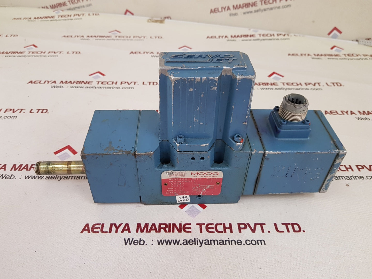 Moog d661z4756 hydraulic valve p80hxap6nea2-k