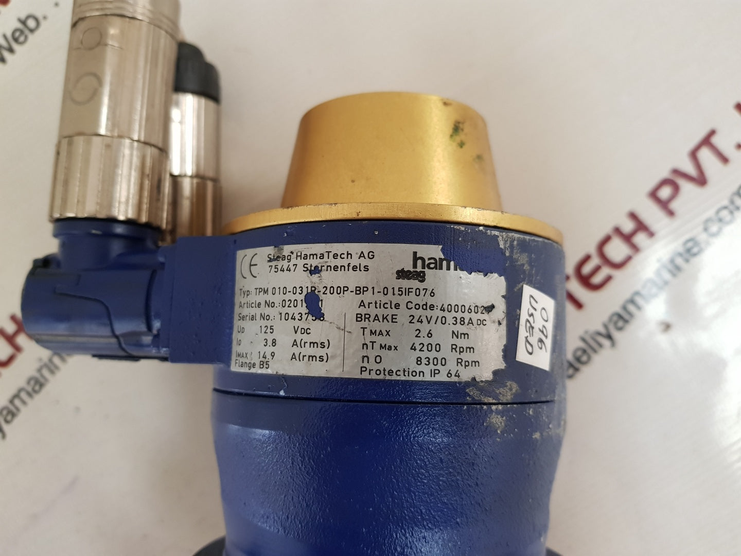 Steag hamatech tpm 010-031r-200p-bp1-015if076 motor
