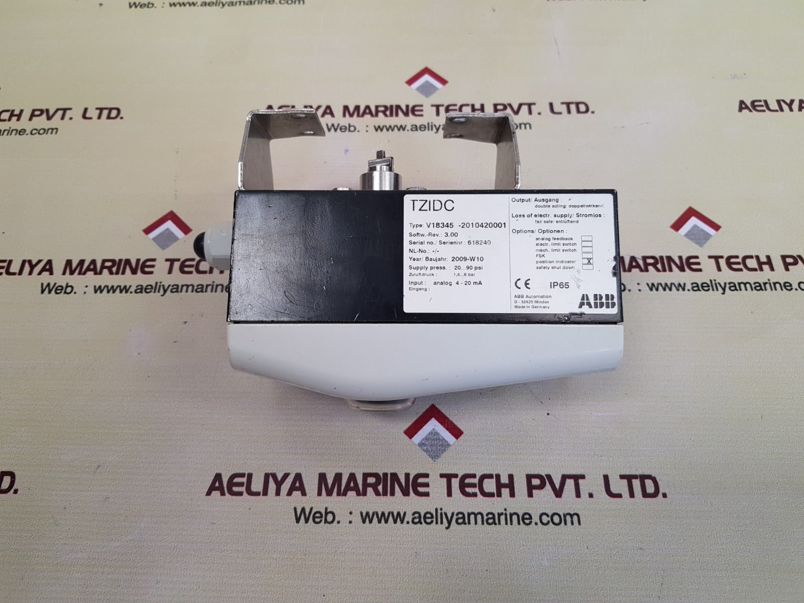 Abb tzidc v18345-2010420001 positioner