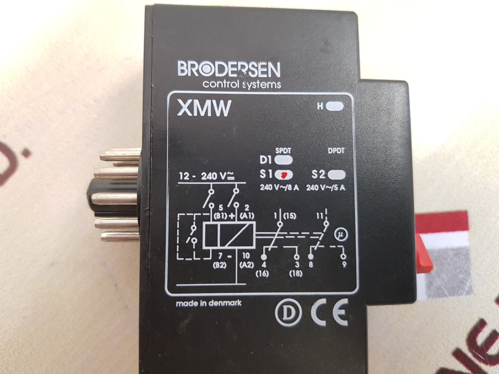 Brodersen unic 12-240v multi xmw function time relay