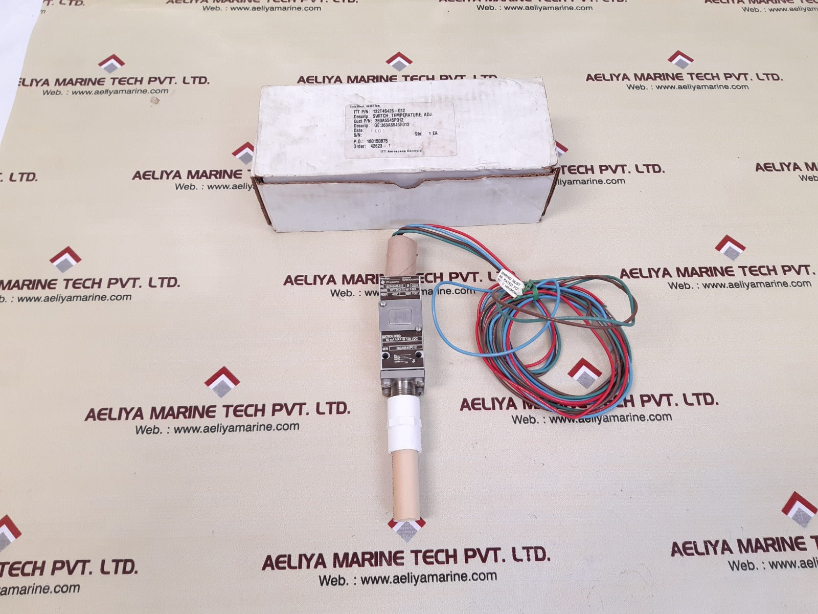 Itt Neo-dyn 132t4s426-012 adjustable temperature switch