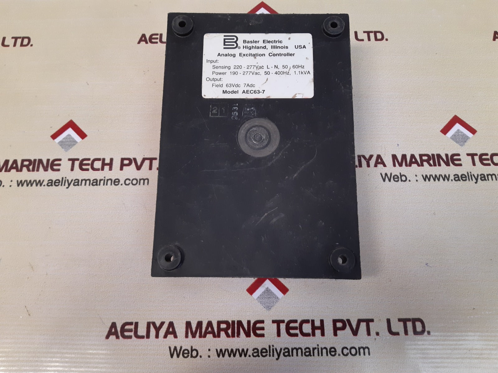 Basler electric aec63-7 analog excitation controller