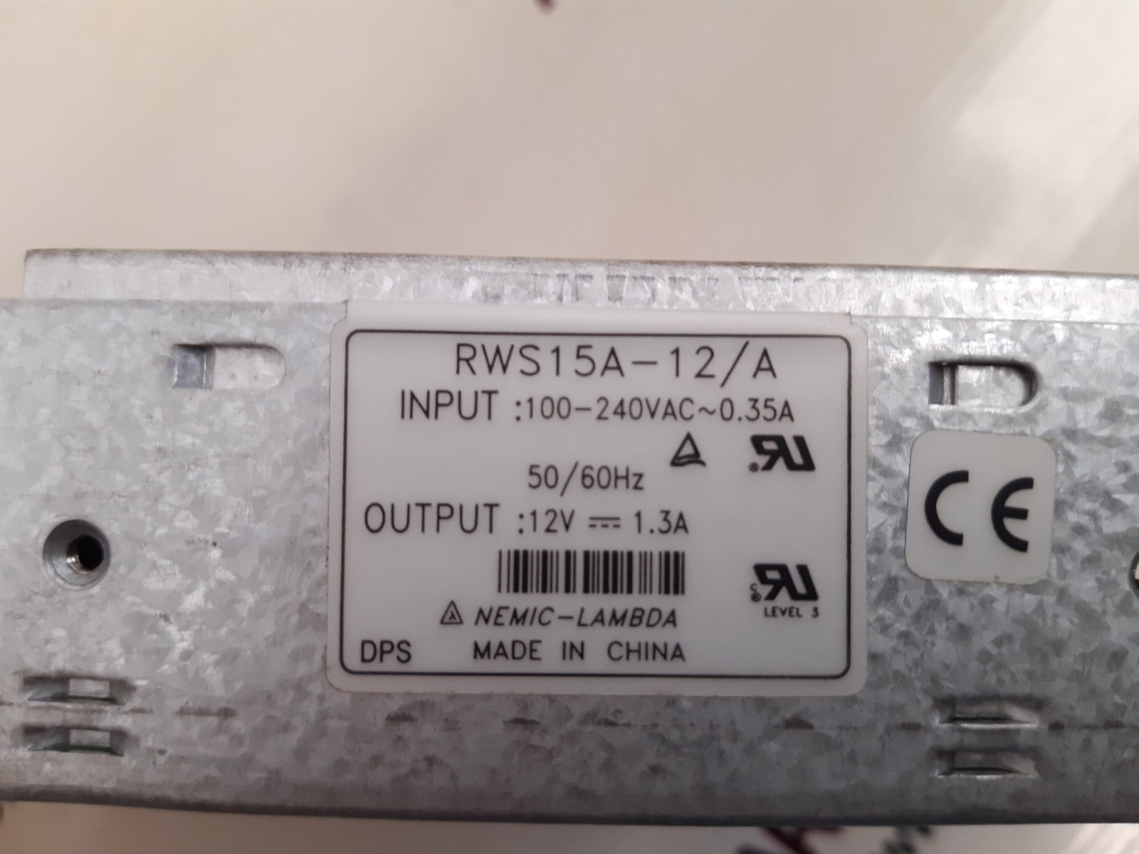 Nemic-lambda rws15a-12/a switching power supply