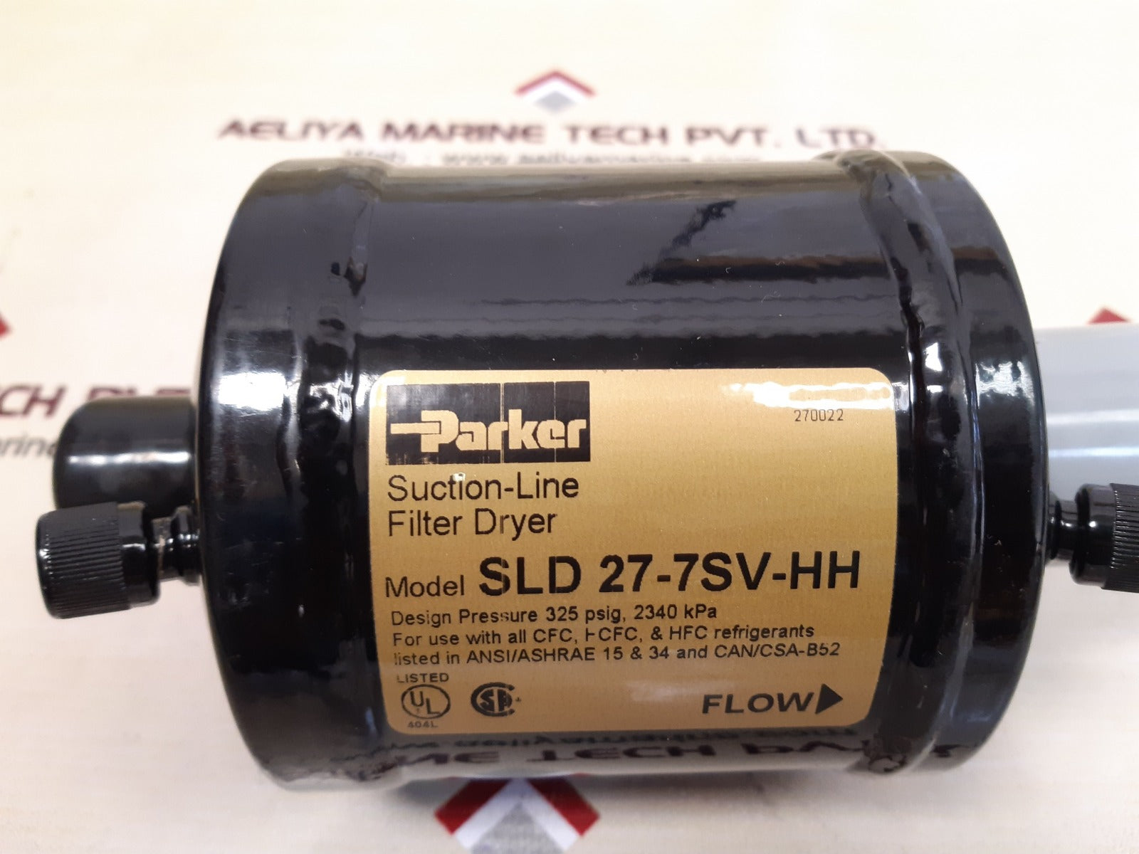 Parker sld 27-7sv-hh suction line filter dryer