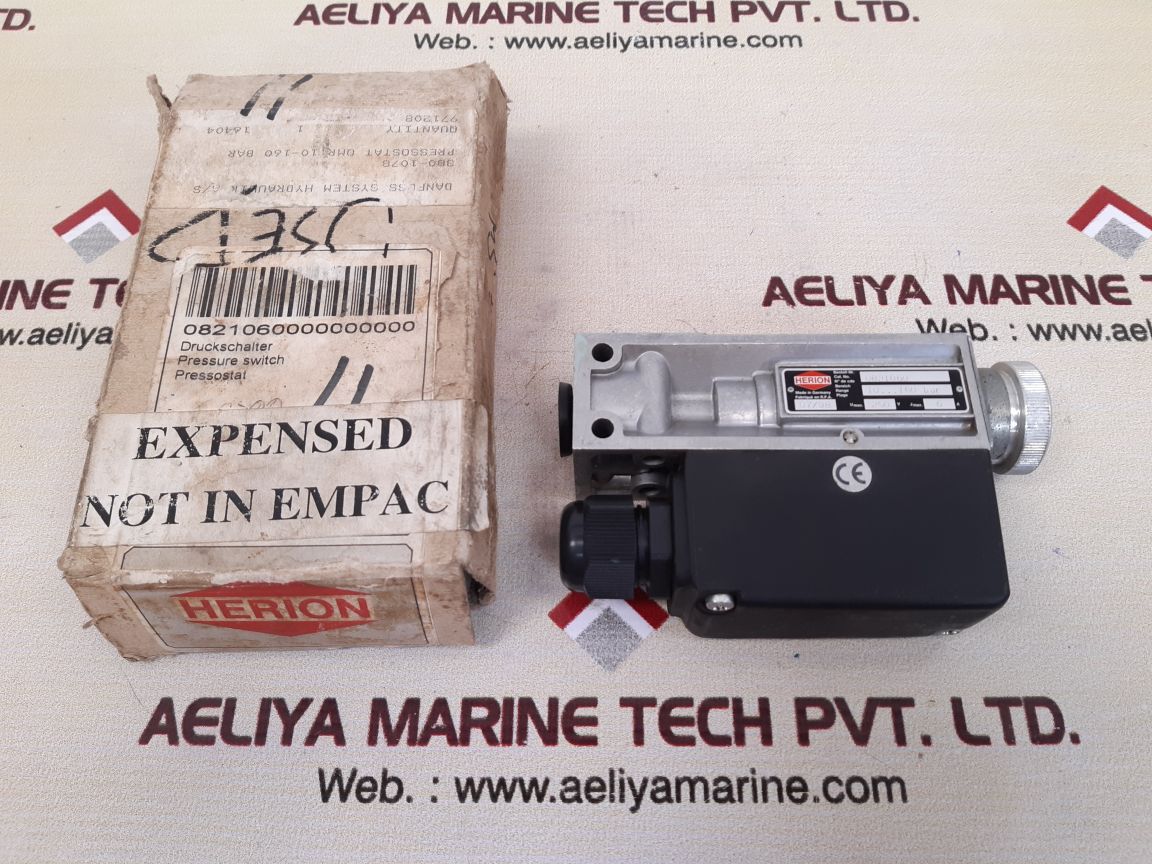 Herion 0821060 electro-hydraulic pressure switch 10...160 bar