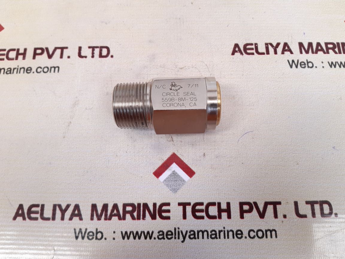 Circle 559b-8m-125 relief valve