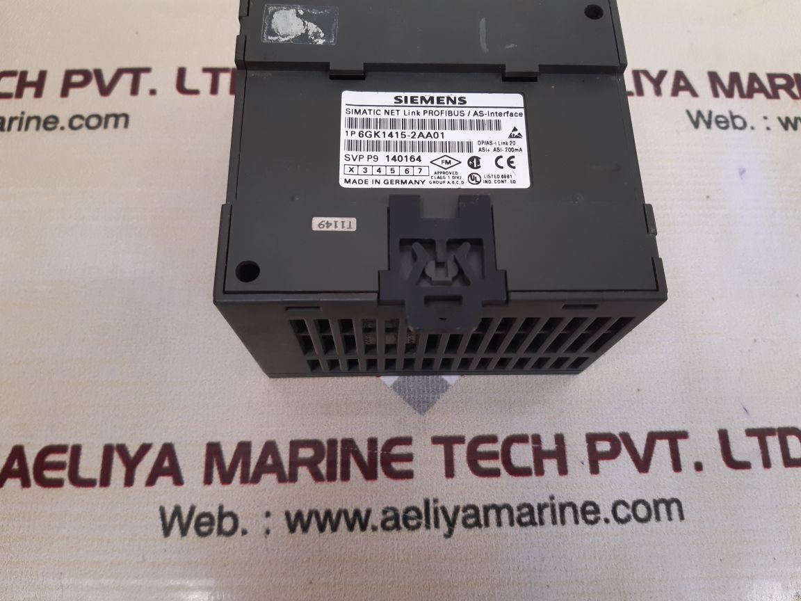 Siemens 6gk1 415- 2aa01 dp/ as- interface link 20e Used