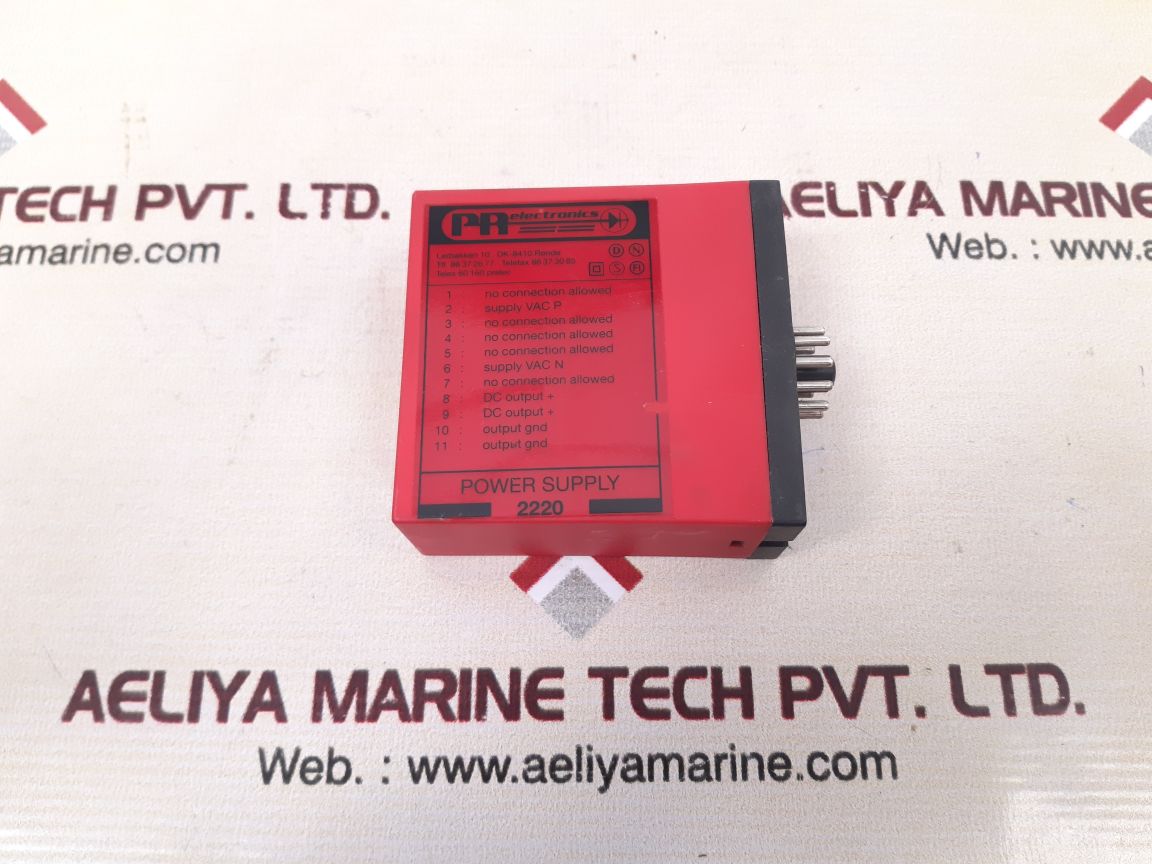 Pr electronics 2220 b1 power supply 230v~ 15va 50/60hz