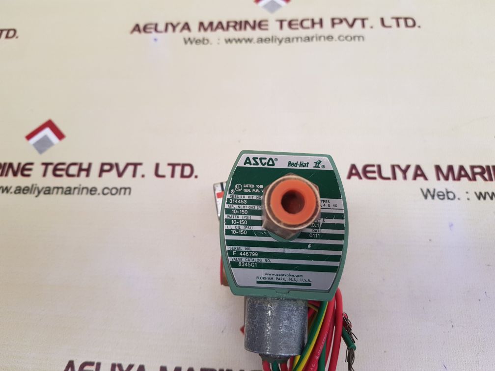 Asco 8345g1 solenoid valve 10-150psi