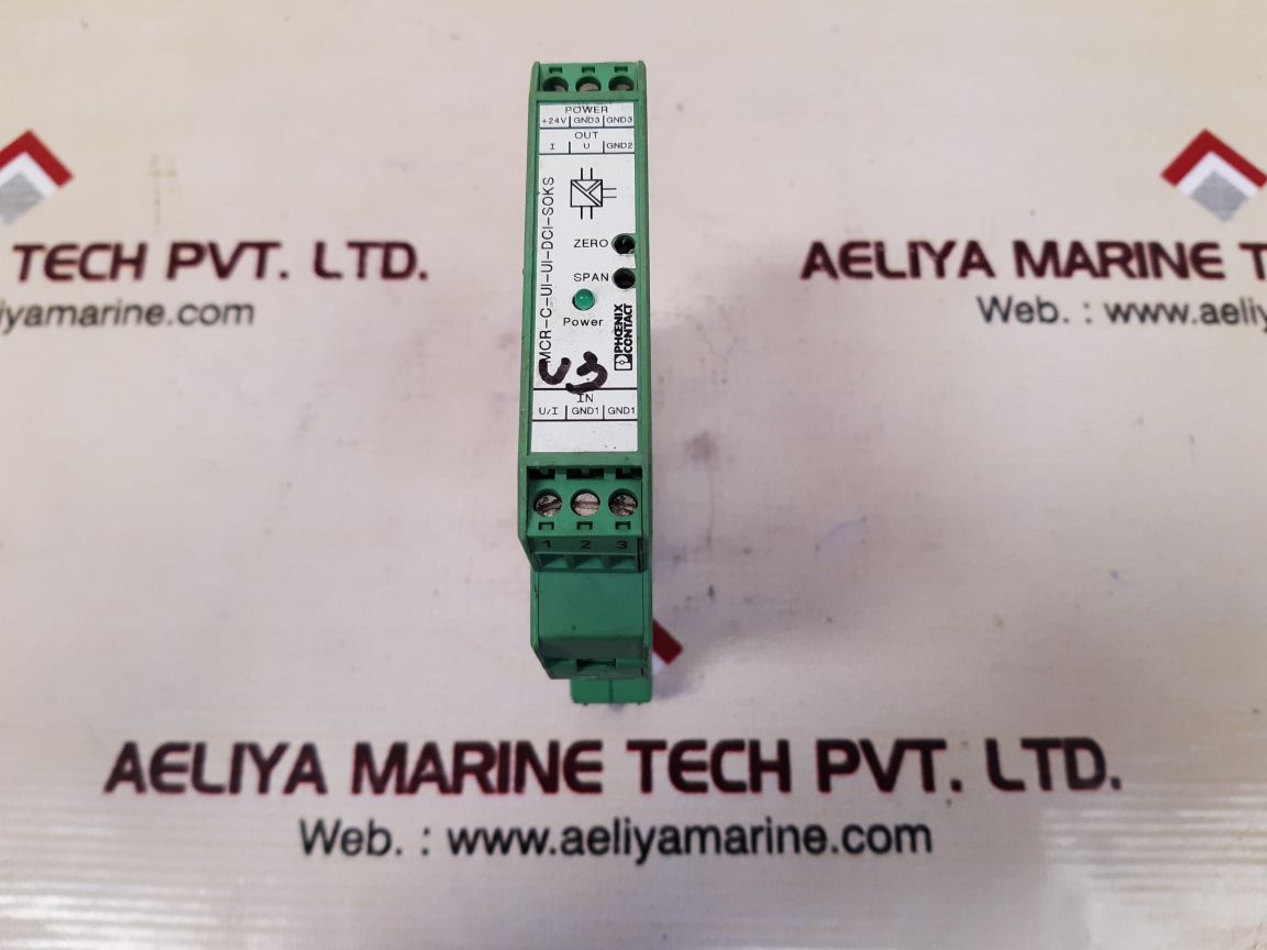 Phoenix contact mcr-c-ui-ui-dci-soks signal conditioner 2864969
