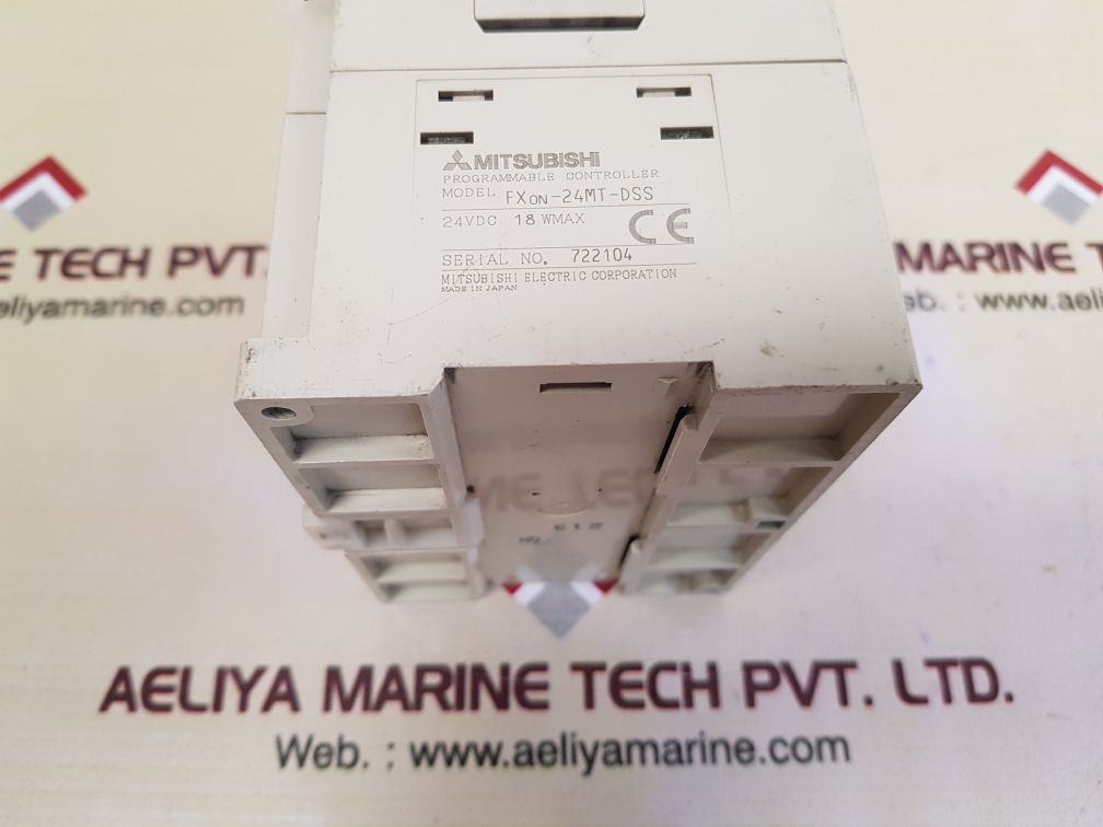 Mitsubishi melsec fx0n-24mt-dss programmable controller used