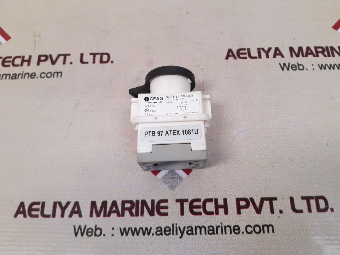 Ceag ghg4181101r0001 push button switch