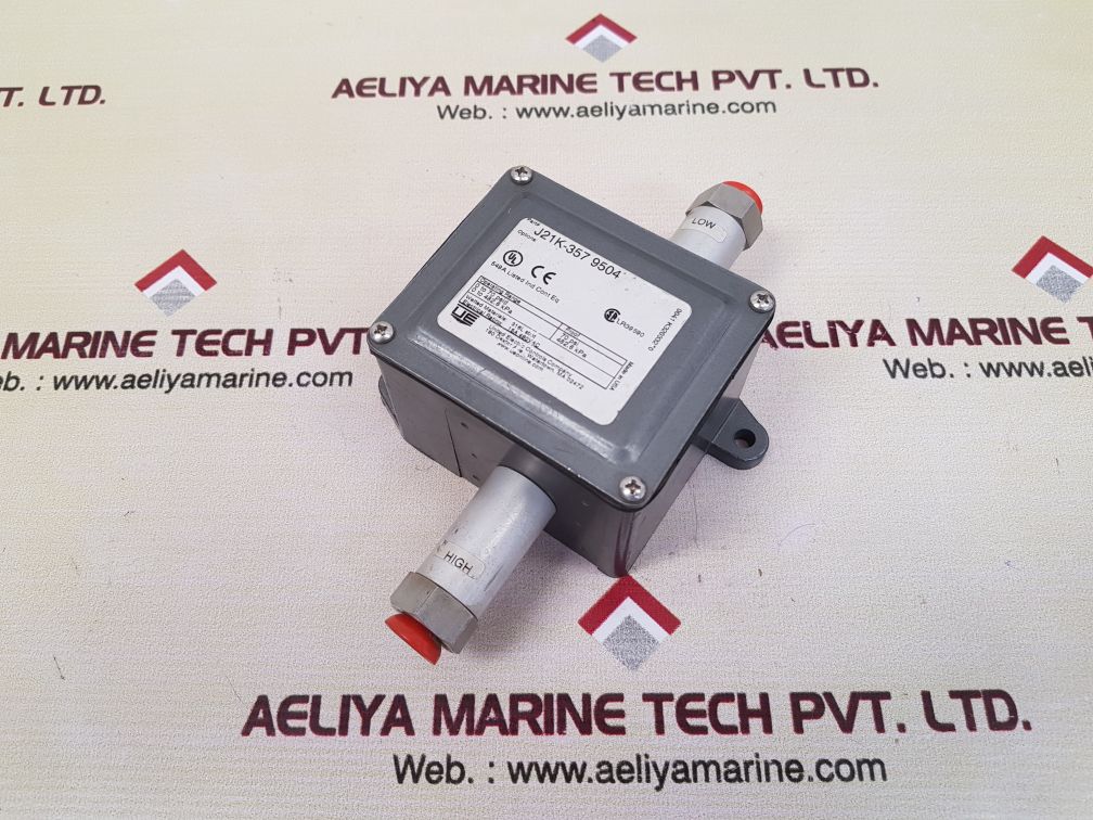 United electric j21k-357 9504 differential pressure switch