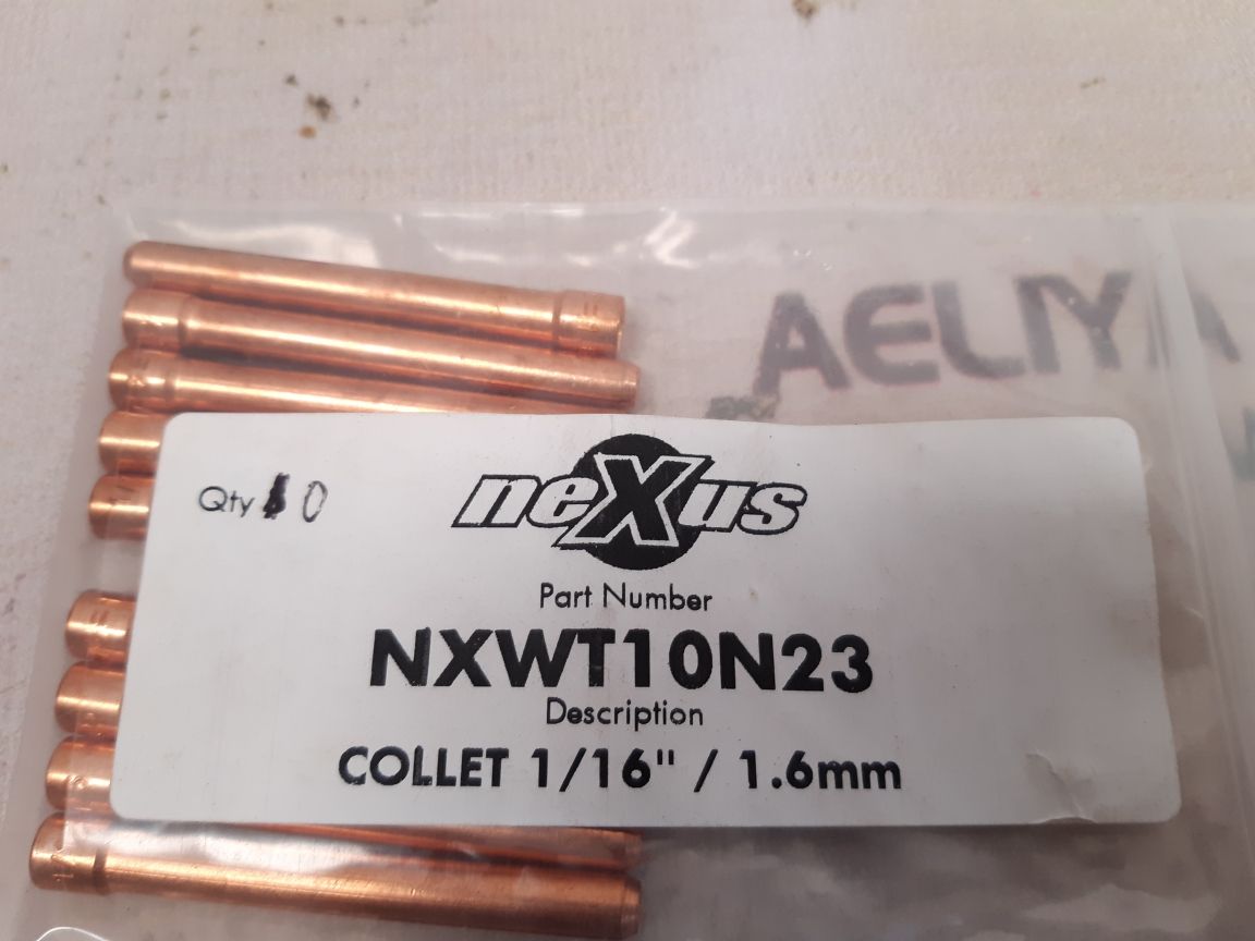 Set of 10x Nexus nxwt10n23 collet 1/16”/1.6mm