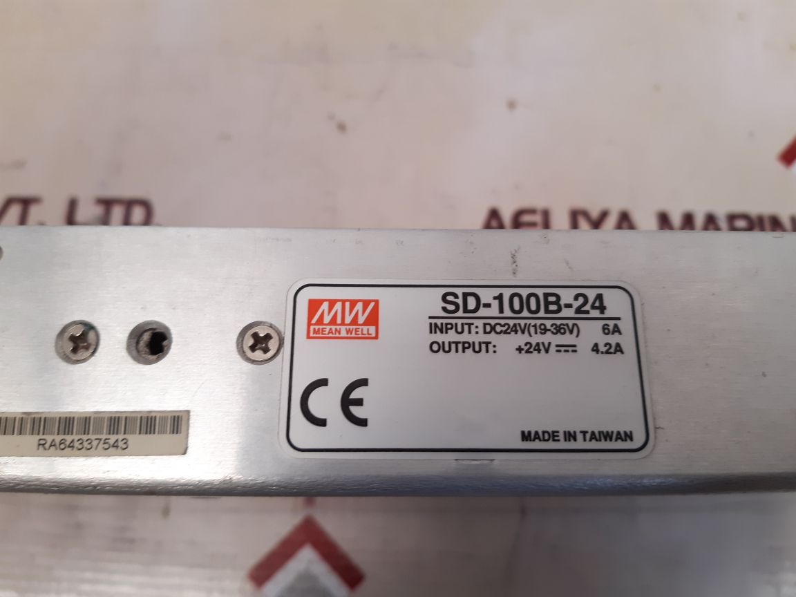Mean well sd-100b-24 power supply Used