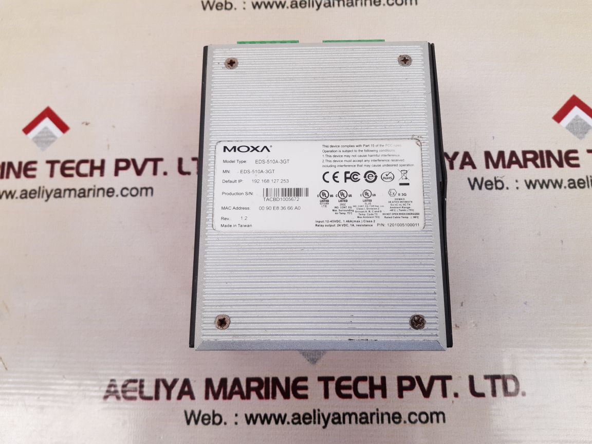 Moxa eds-510a-3gt ether device switch