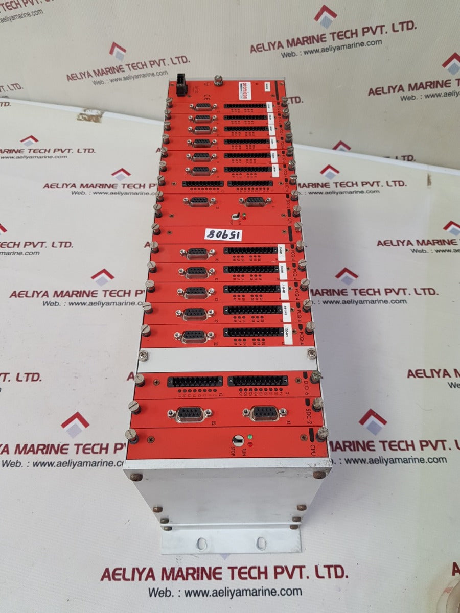 Promicon systems sbr-2x9 rack with card pcq-4,dio-6,sdc-2,cpu