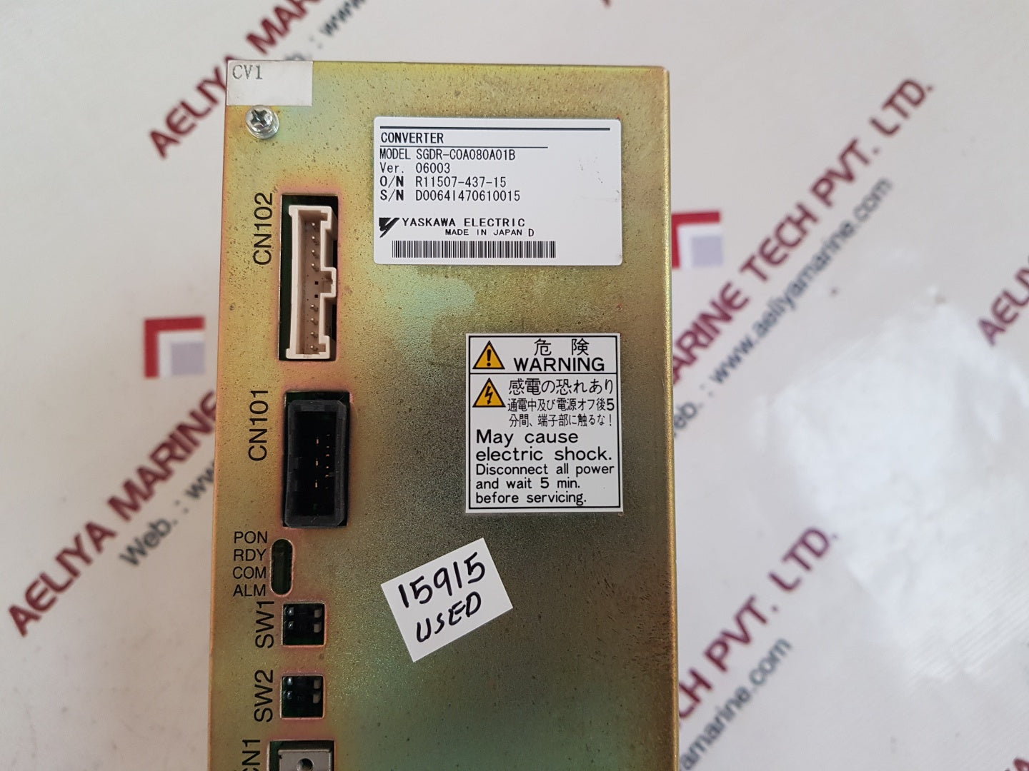 Yaskawa electric sgdr-c0a080a01b converter ver. 06003