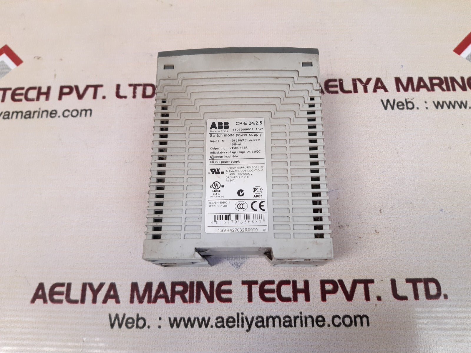 Abb cp-e 24/2.5 switch mode power supply 24vdc/2.5a