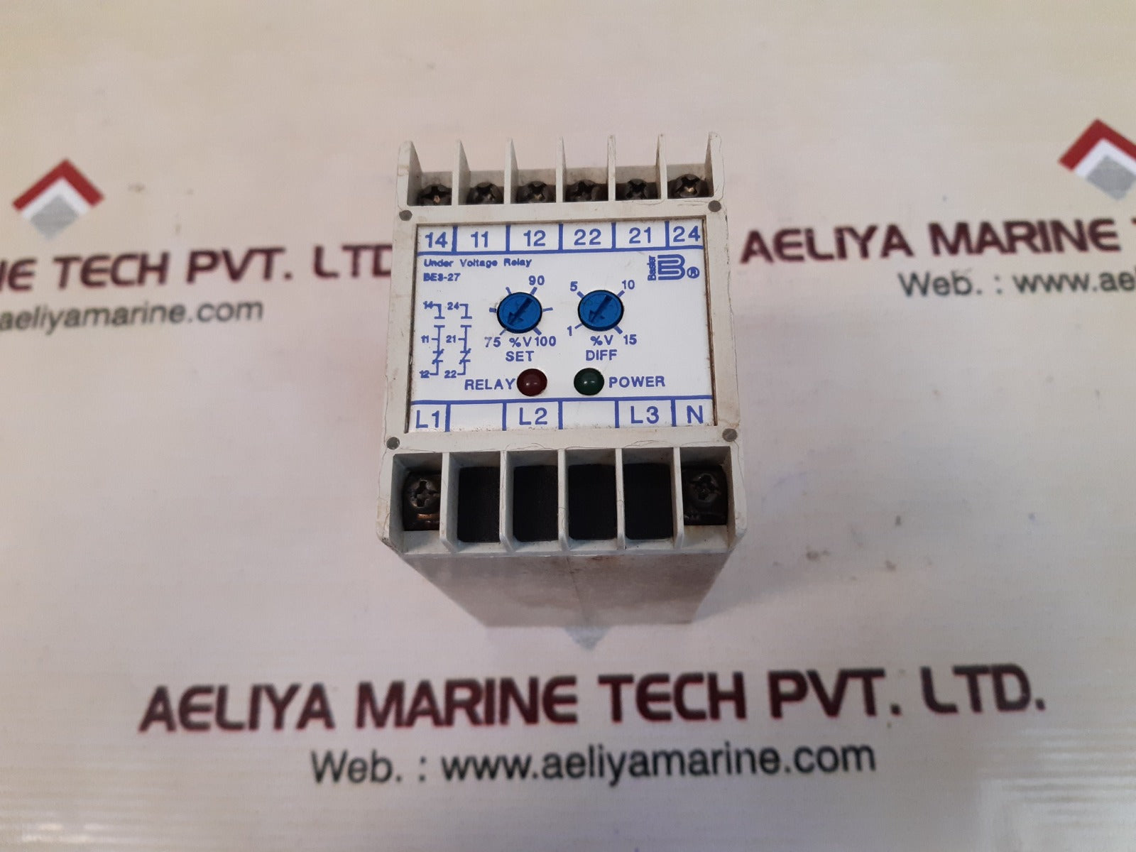 Basler electric 9319200100 under voltage relay be3-27-1a1n2